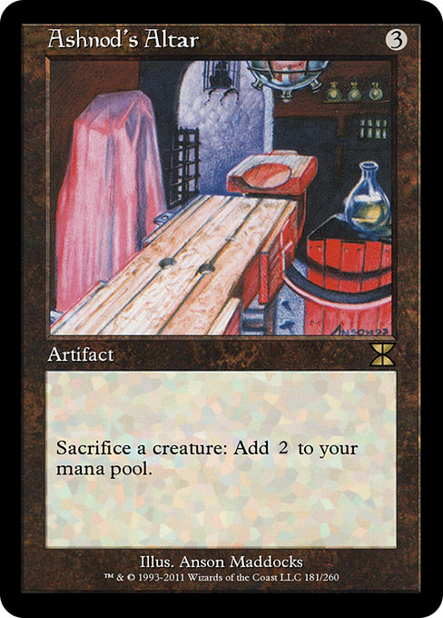 Ashnod's Altar (Masters Edition IV #181)