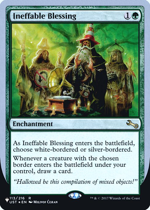 Ineffable Blessing (The List (Unfinity Foil Edition) #37)