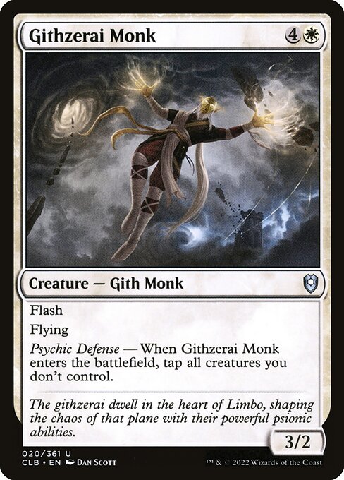 Githzerai Monk (clb) 20