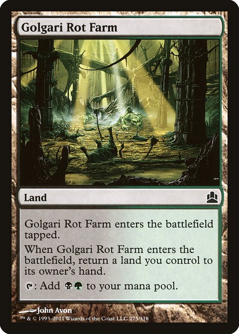 Golgari Rot Farm (Commander 2011 #275)