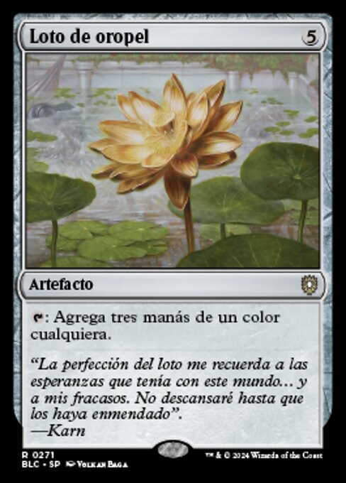 Gilded Lotus (Bloomburrow Commander #271)