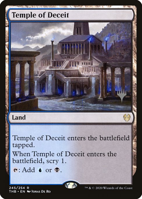 Temple of Deceit (Theros Beyond Death Promos #245p)