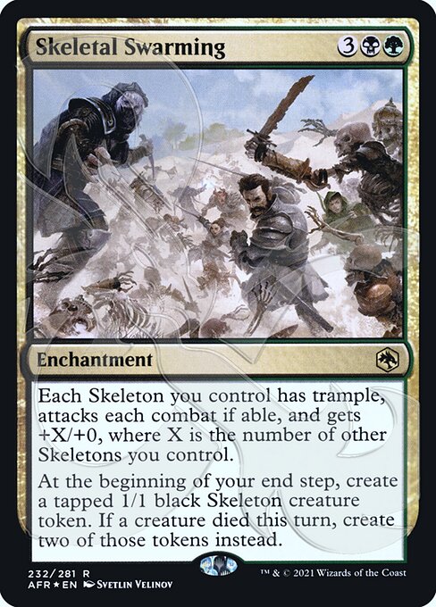 Skeletal Swarming (Adventures in the Forgotten Realms Promos #232a)