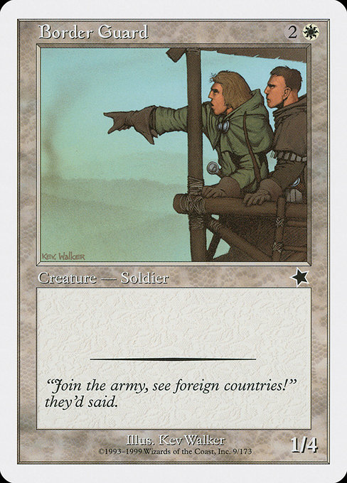 Border Guard (Starter 1999 #9)