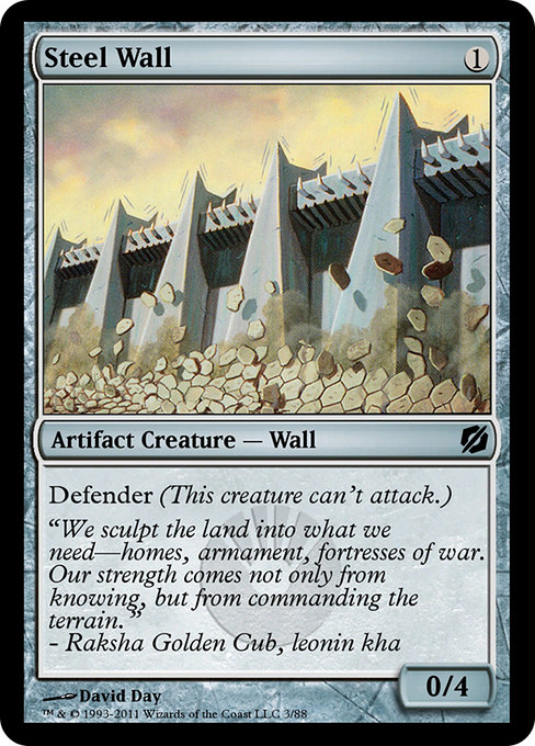 Steel Wall (Duel Decks: Mirrodin Pure vs. New Phyrexia #3)