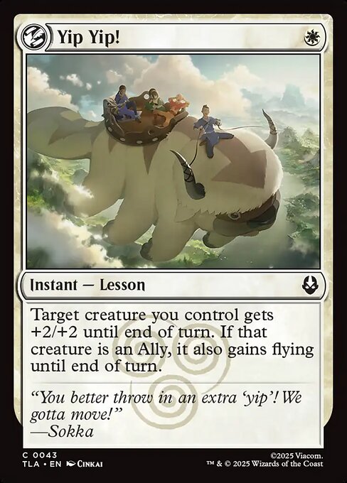 Yip Yip! magic the gathering card art