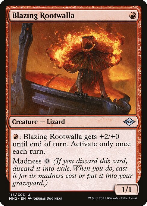 Blazing Rootwalla (Modern Horizons 2 #115)