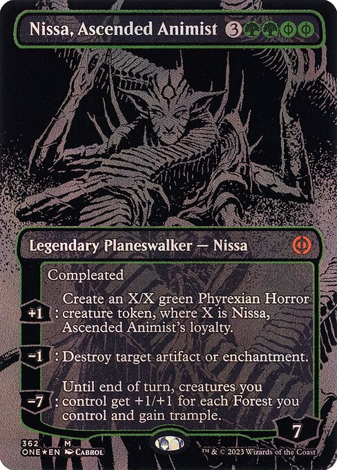 Nissa, Ascended Animist (Phyrexia: All Will Be One #362)