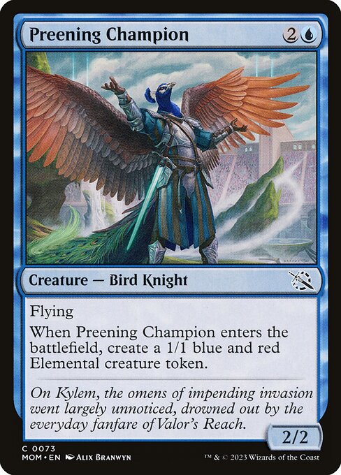 Preening Champion card image