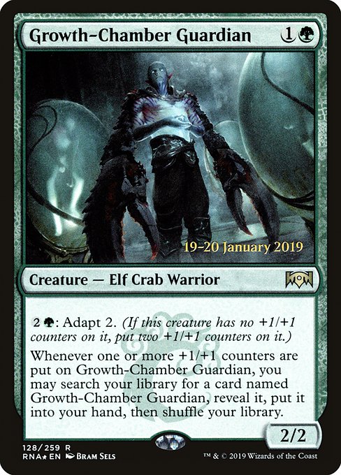 Growth-Chamber Guardian (Ravnica Allegiance Promos #128s)