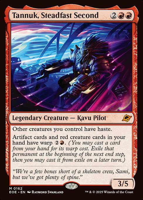 Tannuk, Steadfast Second card
