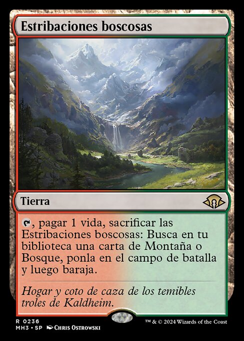Estribaciones boscosas