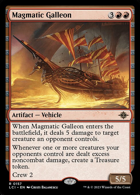 Magmatic Galleon (The Lost Caverns of Ixalan #157)