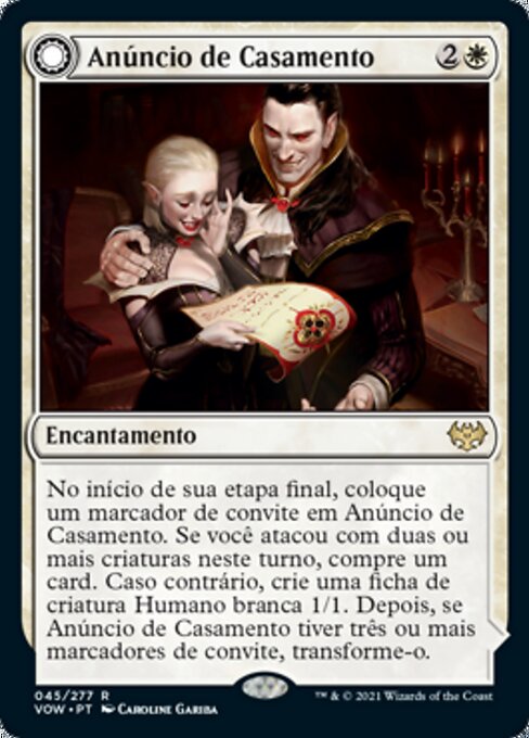 Anúncio de Casamento