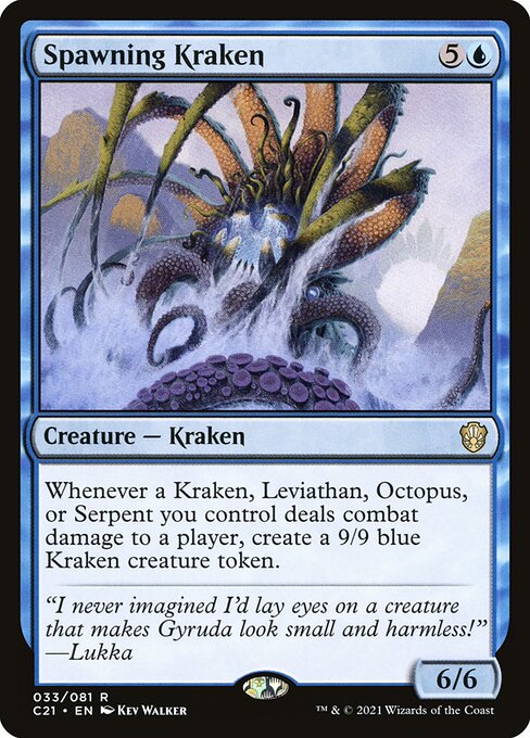 Spawning Kraken (Commander 2021 #33)