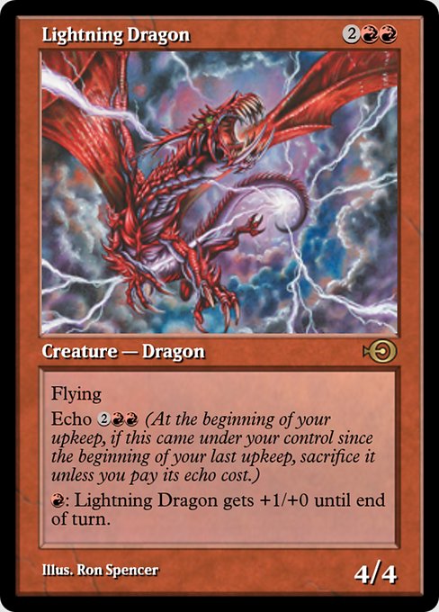 Lightning Dragon (Magic Online Promos #32196)