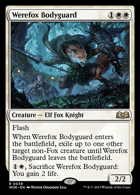 Werefox Bodyguard (Wilds of Eldraine #39)