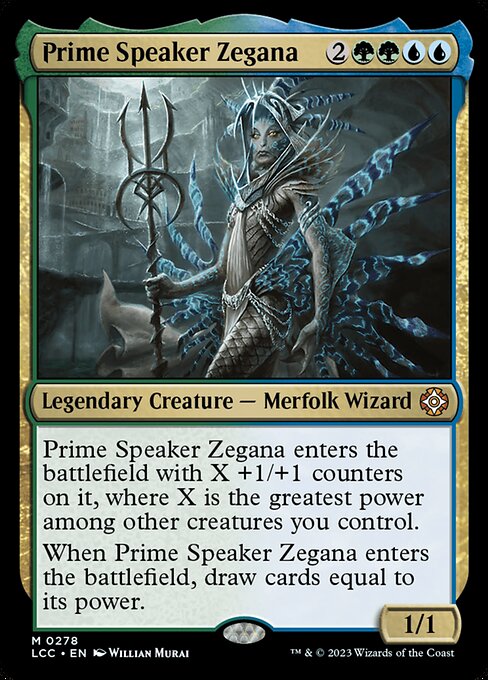 Prime Speaker Zegana (The Lost Caverns of Ixalan Commander #278)