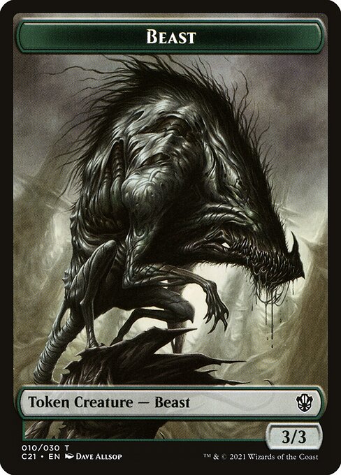 Beast (Commander 2021 Tokens #10)