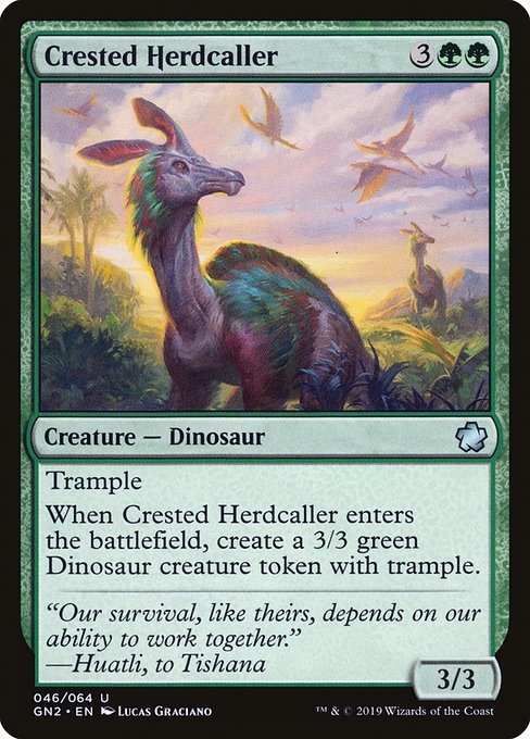 Crested Herdcaller (Game Night 2019 #46)