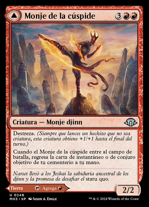 Monje de la cúspide
