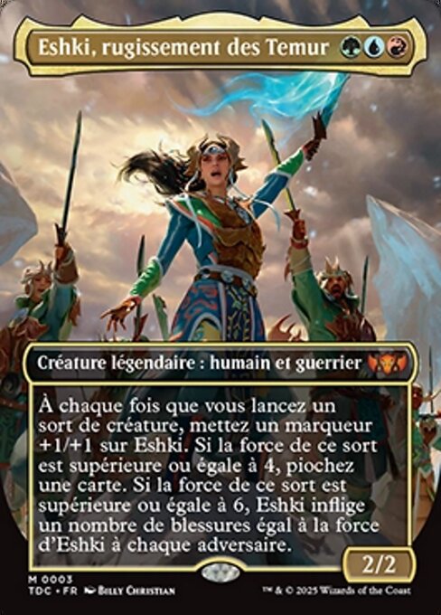 Eshki, rugissement des Temur