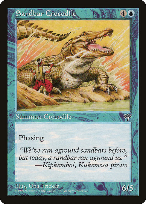 Sandbar Crocodile card image