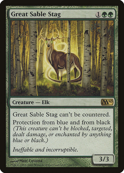 Great Sable Stag card image