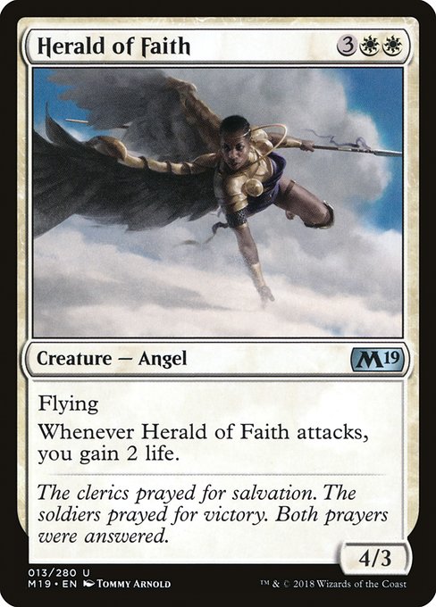 Herald of Faith (Core Set 2019 #13)