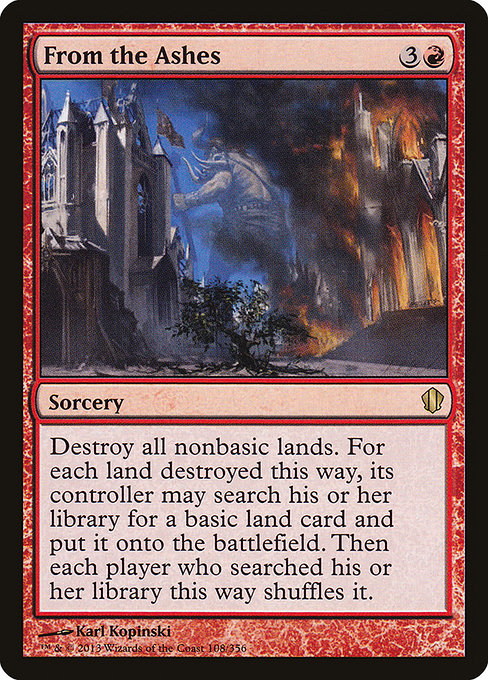 From the Ashes card image