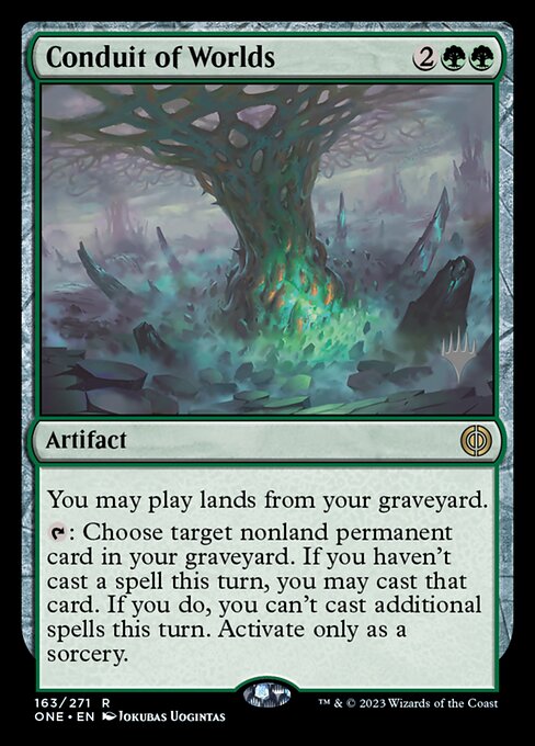 Conduit of Worlds (Phyrexia: All Will Be One Promos #163p)