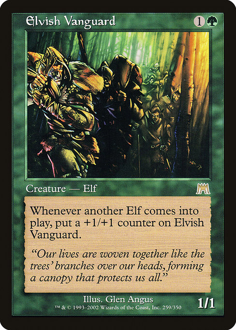 Avant-garde elfe|Elvish Vanguard