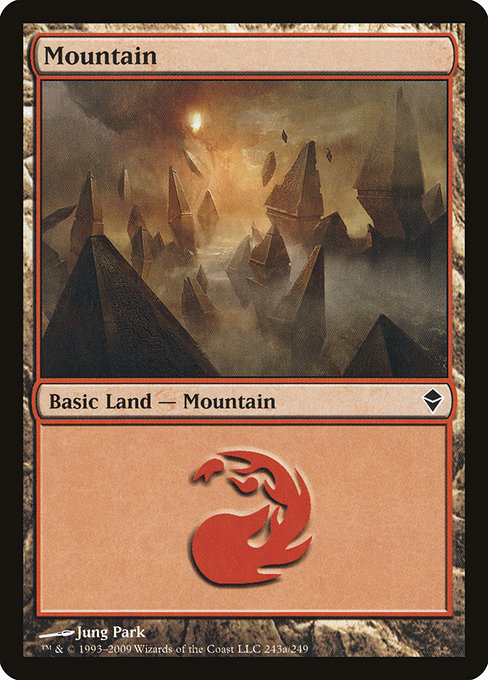 Mountain (Zendikar #243a)