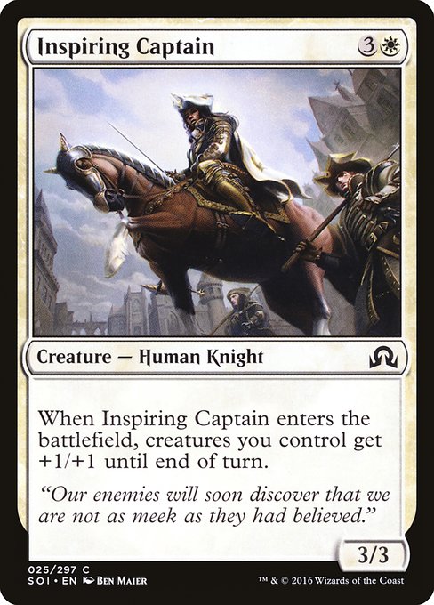 Inspiring Captain (Shadows over Innistrad #25)