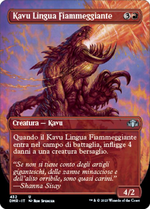 Flametongue Kavu (Dominaria Remastered #432)