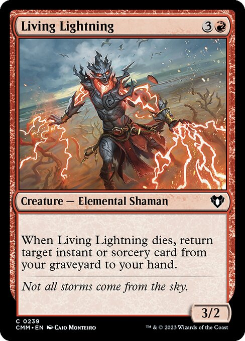 Living Lightning (Commander Masters #239)