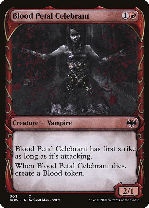 Blood Petal Celebrant – Showcase (Innistrad: Crimson Vow)