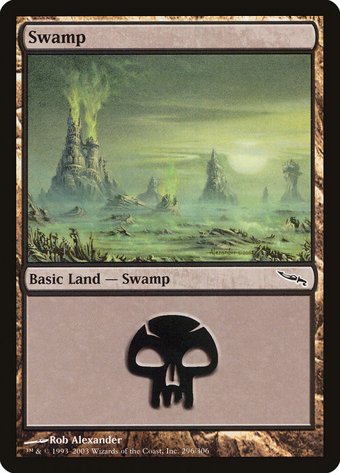 Swamp (Mirrodin #296)