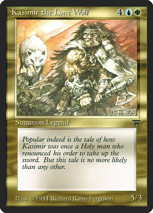 Kasimir the Lone Wolf (Legends #237)