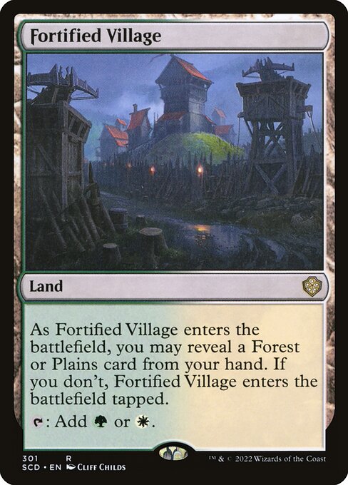 Fortified Village (Starter Commander Decks #301)