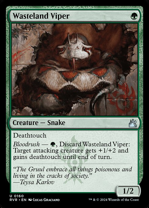 Wasteland Viper (Ravnica Remastered #160)