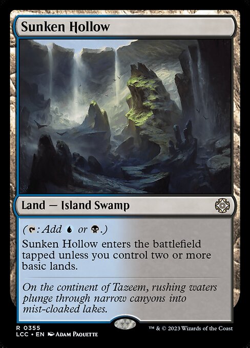 Sunken Hollow (The Lost Caverns of Ixalan Commander #355)