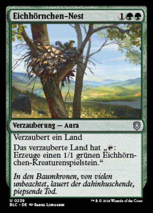 Eichhörnchen-Nest