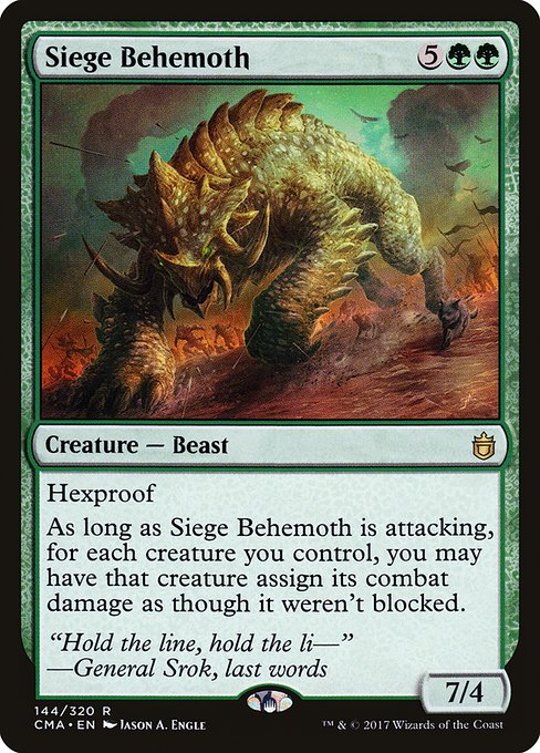Siege Behemoth (Commander Anthology #144)