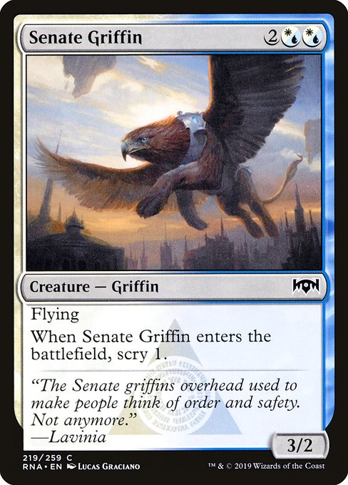 Senate Griffin (Ravnica Allegiance #219)