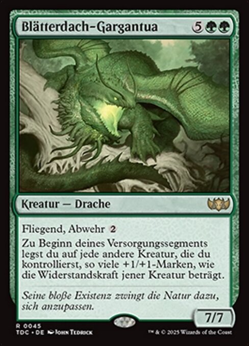 Blätterdach-Gargantua