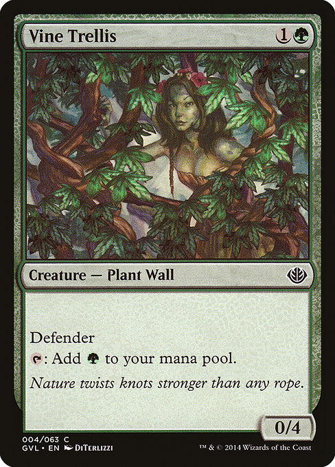 Vine Trellis (Duel Decks Anthology: Garruk vs. Liliana #4)