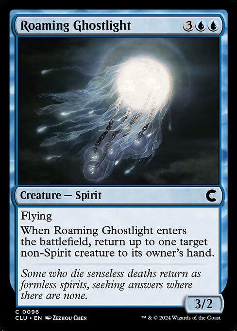 Roaming Ghostlight (Ravnica: Clue Edition #96)