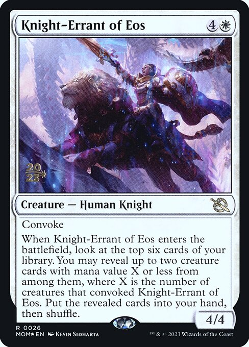 Knight-Errant of Eos (March of the Machine Promos #26s)
