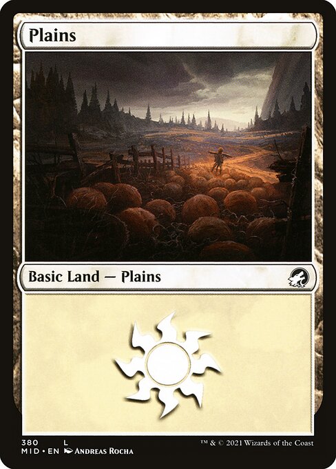Plains (Innistrad: Midnight Hunt #380)